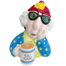 Vintage Hallmark MAXINE &quot;You Again?&quot; Coffee Mug Ceramic Cookie Jar 11 in Tall - £43.51 GBP