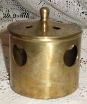 Brass Incense Burner-2 pc-Handcrafted - Silvertri - 60&#39;s - £10.35 GBP