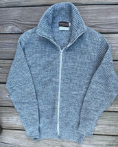 Women’s Medium 100% Wintuk Orlon Acrylic Full Zip Sweater - £15.71 GBP