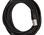 SEISMIC AUDIO - 25 Foot Black XLR Male to 1/4&quot; TRS Patch Cable Snake Cor... - $36.09
