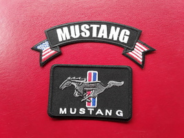 FORD MUSTANG SHELBY CLASSIC MUSCLE CAR EMBROIDERED PATCH  - $8.49