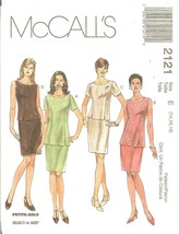 McCall&#39;s 2121 Misses Tops in 2 Lengths &amp; Skirt 14,16,18 Petite-able UNCU... - £7.56 GBP