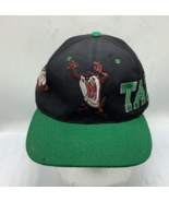 Vintage: Looney Tunes Tazmanian Devil TAZ Snapback Hat Block Head Black ... - $38.07 CAD