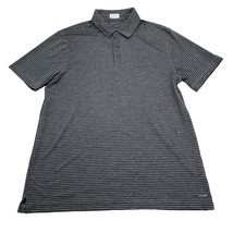 Champion Shirt Mens Large Gray Black Polo Golf Lightweight Stretch Outdoor Hike - £15.77 GBP