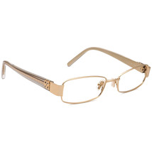 Coach Women&#39;s Eyeglasses Aneko 1030 Golden Rectangular Frame 50[]17 135 - £55.05 GBP