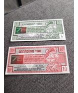 75th Anniversary 5 And 10 Cent Canadian Tire Bills - €12,09 EUR