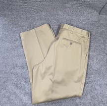 Dockers D3 Signature Khaki Dress Pant Mens 40x29 Brown Classic Fit Pleat... - £14.58 GBP