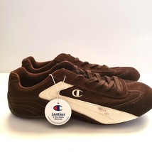 Mens Champion Shoes Size 9 Suede and Leather Uppers Laces - £13.70 GBP