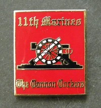 Us Marine Corps 11TH Marines Regiment Lapel Pin Badge 1 Inch Usmc - £4.43 GBP