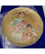 Edna Hibel Famous Women &amp; Children Cornelia and Her Jewels 24k Collectib... - €47,74 EUR