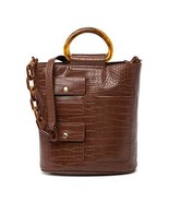 Studio 33 Looking Snatched Croc Embossed Bucket Bag - €56,28 EUR