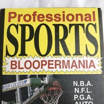 Professional Sports Bloopermania VHS Tape NBA NFL PGA 1990 footage from 80&#39;s - £7.86 GBP