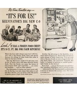 1947 Kelvinator C-9 Refrigerator Frozen Chest Advertisement Appliances D... - $27.56 CAD