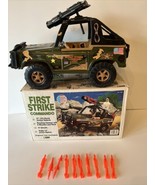 Vintage First Strike Commando Jeep 7782 - 21” Long USA With Box Used *READ* - £37.20 GBP