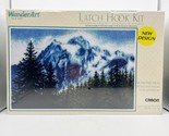 Caron WonderArt “Mountain High” 30&quot;x 50&quot; Latch Hook Kit Art #4427 New Se... - $79.99