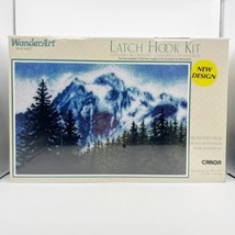 Caron WonderArt “Mountain High” 30&quot;x 50&quot; Latch Hook Kit Art #4427 New Sealed - £59.74 GBP