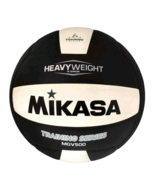 Mikasa MGV500 Training Series Heavy Weight 16 Oz Black White Volleyball - £26.40 GBP