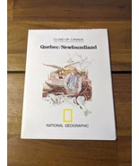 National Geographic Close-Up Canada Quebec/Newfoundland Map - $16.97 CAD