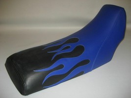 Yamaha Banshee Seat Cover Blue Flame Black Color Seat Cover - $41.99