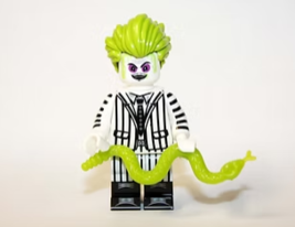 Minifigure Custom Toy Figure Beetlejuice V2 Movie - £5.02 GBP