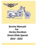 2014 - 2022 Harley Davidson Street Glide Special Touring Models Service Manual  - $28.95