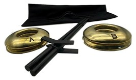 Deluxe Solid Brass Quoits Game Set - Executive Amish Horseshoes Usa Handcrafted - £173.98 GBP