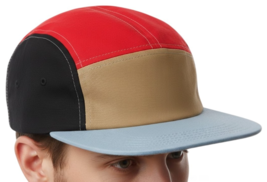 Sun + Stone Men Blue Twill Colorblock Adjustable Ball Cap Hat (One Size)... - $14.84