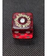 Bob Stupaks Vegas World Red Casino Dice 20MM - $12.41 CAD