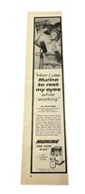 Murine Eye Drops Vintage 1958 Print Ad Jo Stafford Columbia Singer - £10.86 GBP