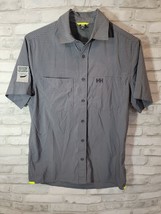 HH Helly Hansen S KENNEBUNKPORT Chicks Marina Men Small Polo S/S Grey Logo - $21.89 CAD