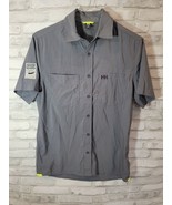 HH Helly Hansen S KENNEBUNKPORT Chicks Marina Men Small Polo S/S Grey Logo - $304.44 MXN