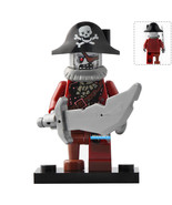 Zombie Pirate CMF Series 14 Custom Printed Lego Compatible Minifigure Br... - $55.83 MXN
