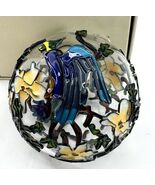 Vintage The Met Louis Comfort Tiffany Cloisonné Hibiscus Ornament 3” Par... - $28.30 CAD