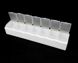 7 Day Pill Case w/Removable Daily Trays, Meds, Vitamins, Supplements, #P... - £4.65 GBP