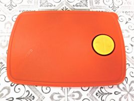 Tupperware Rock n Serve Vent Orange #3382A-3 Replacement LID ONLY 11&quot; x 7.5&quot; - £6.32 GBP