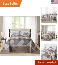 California King Bedspreads 120x120 - Lightweight All-Season Quilt Set - $104.99