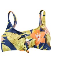 Beach Betty by miracle brands small blue green Hawaiian print bikini swi... - $7.00