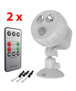 2 of Swann Floodlight with Remote Control, Motion Activated Security Lights - $19.99
