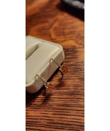 14k Gold Rectangle 3.00ct Citrine Diamond Lever Earrings 2.0Gr J4151AS G... - $475.39 CAD