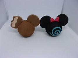 Candy Mickey &amp; Minnie Mouse Set Car Auto Antenna Topper Club Ear Accessories  - £13.13 GBP