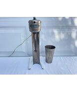 Vtg Gilchrist 1920&#39;s Milkshake Malt Mixer No. 22 White Porcelain/Iron Ba... - $115.82