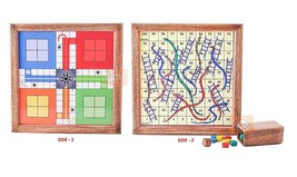 2 in 1 Magnetic Ludo Snakes and Ladders Set Travel Board Set Strategy Fun Game - £27.25 GBP