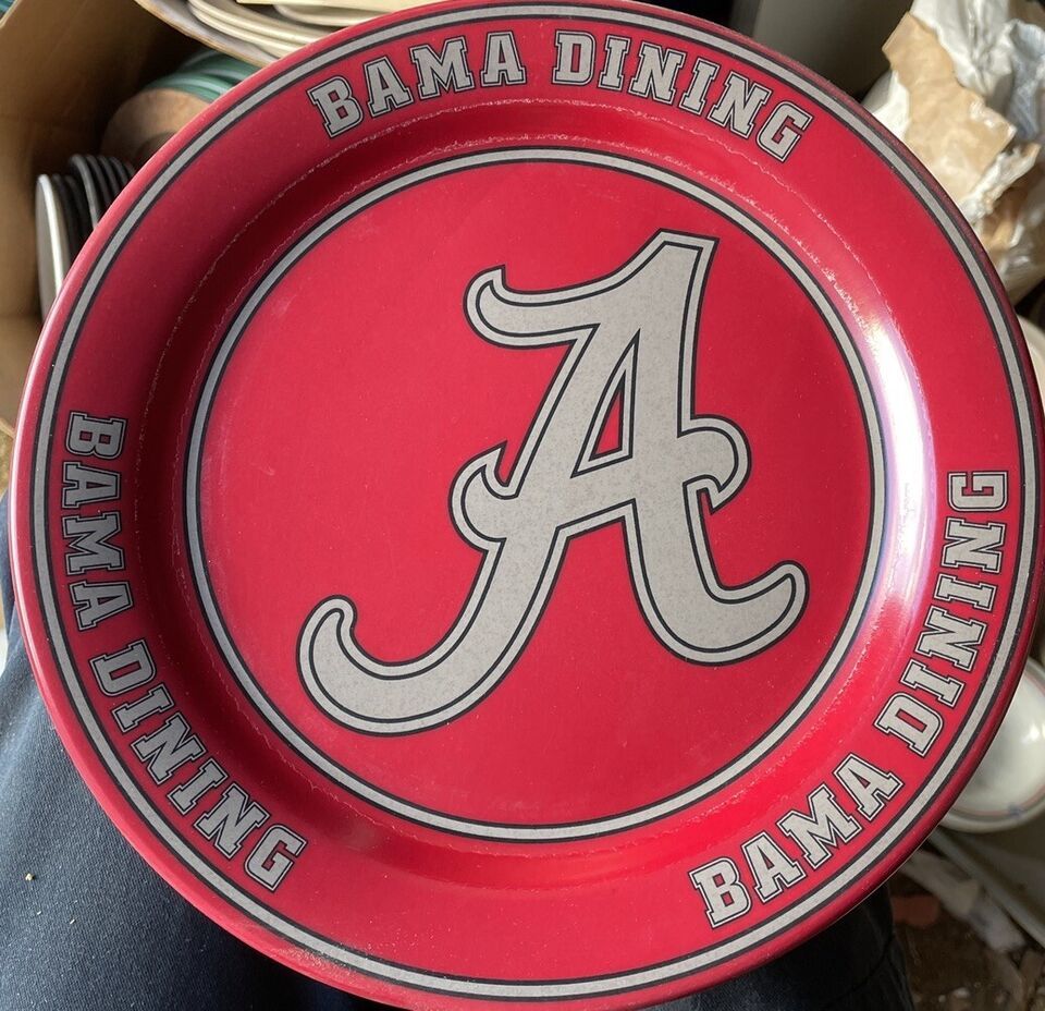 Alabama Crimson Tide Official Dining Room Plate Made in the USA display only - $26.58