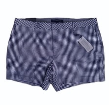 Tommy Hilfiger Plus Size 18 Gingham Blue and White Shorts New with tag - £38.21 GBP