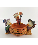 Jim Shore Disney Showcase &quot;Playing Tricks Sharing Treats&quot; Figurine Bowl ... - £140.13 GBP