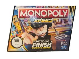 Monopoly Speed Edition Board Game Play in Under 10 Minutes! 2018 100% Complete  - £11.73 GBP