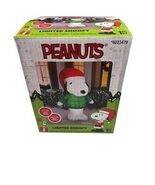 Gemmy Airblown Inflatables Peanuts Puffer Jacket Snoopy Christmas 6Ft Ta... - $59.99