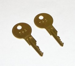 2 - T42 Replacement Keys fit Traulsen Refrigeration Equipment  - $10.99