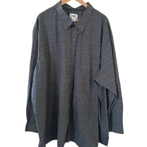HB Harbor Bay Men Button Shirt Size 4XLT Long Sleeve Abstract Office Pre... - $551.60 MXN
