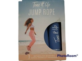 Tone It Up Jump Rope - Dusty Blue- 9 feet Adjustable length-Soft, comfor... - £7.09 GBP